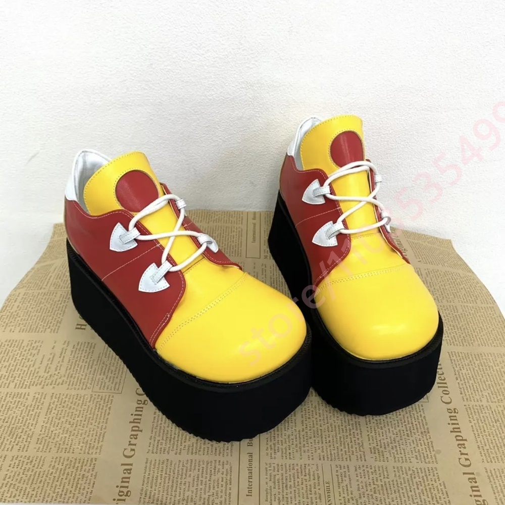 Street Fashion Y2K - Tênis Plataforma Color Block Feminino 2026