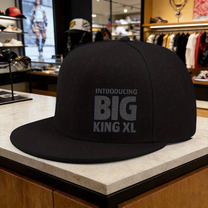 Street Fashion Essentials - Boné Hip-Hop Masculino BIG KING XL