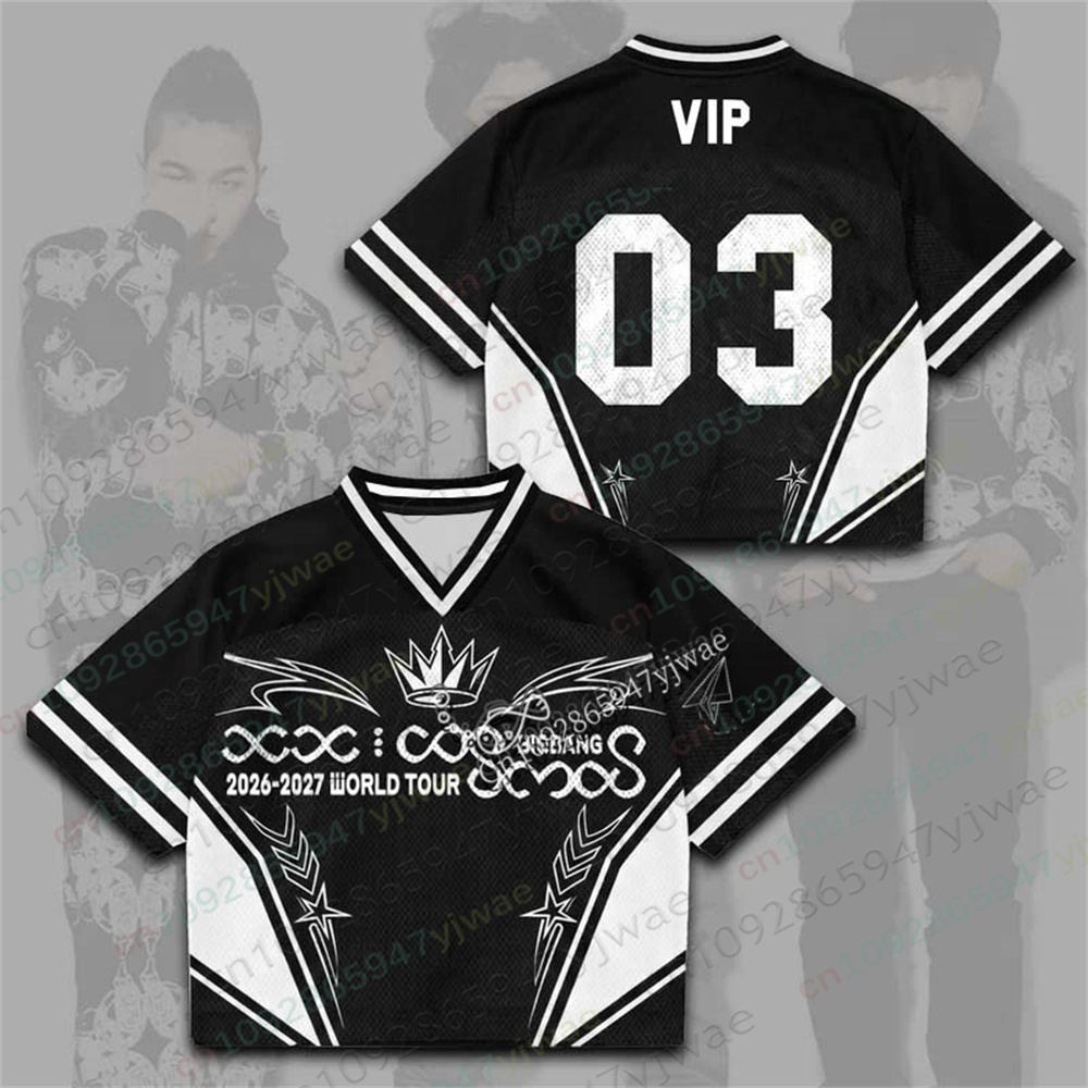 Street Fashion Outfit For Men - Camiseta KPOP-Cosmos Piano Mesh Jersey 26-27