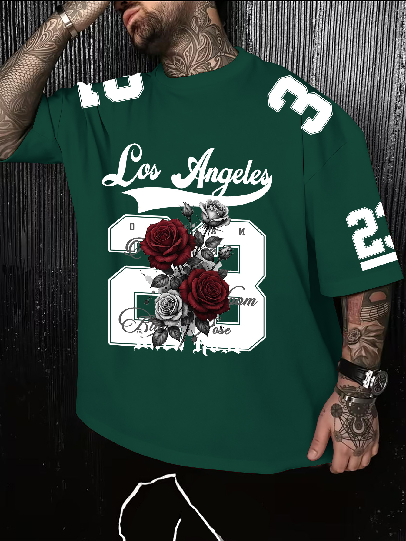 Camiseta Masculina Estilo Amer - Street Fashion Los Angeles avaliação e preço