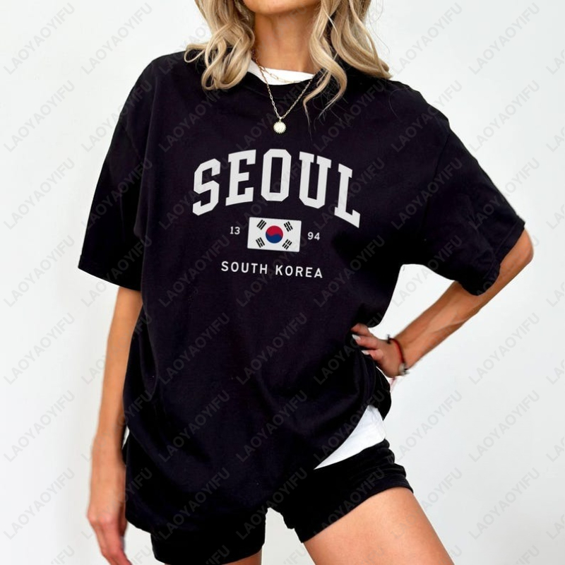 Seul bandeira sul-coreana unis - Street Fashion Seoul avaliação e preço