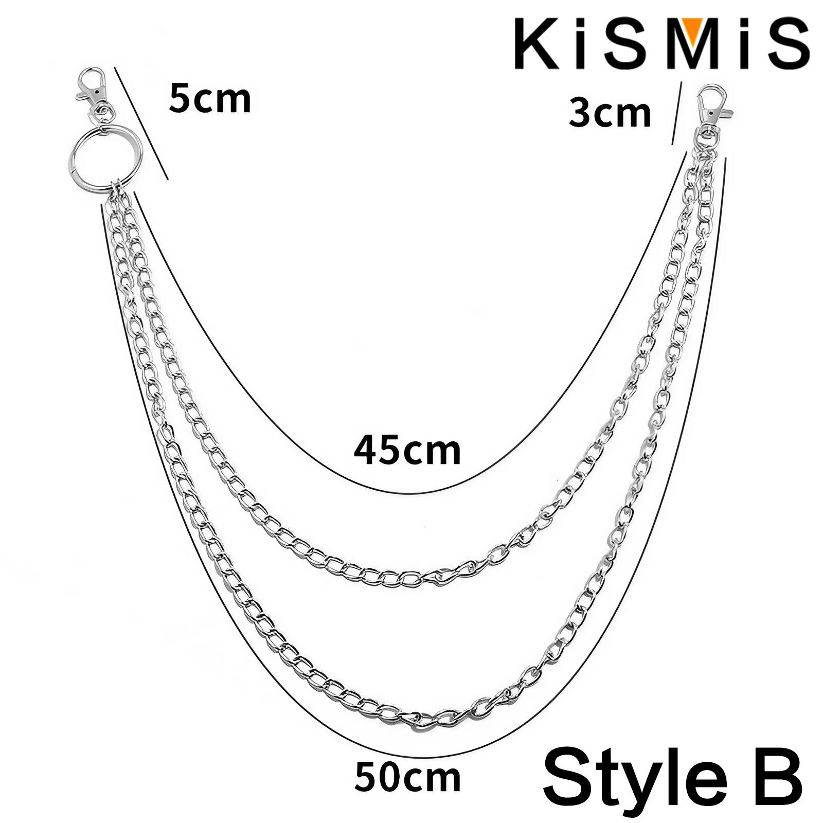 KISMIS 1PC Chaveiro Punk Stree - Street Fashion Jewelry avaliação e preço
