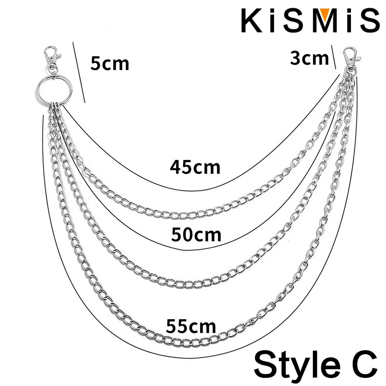 KISMIS 1PC Chaveiro Punk Stree - Street Fashion Jewelry avaliação e preço