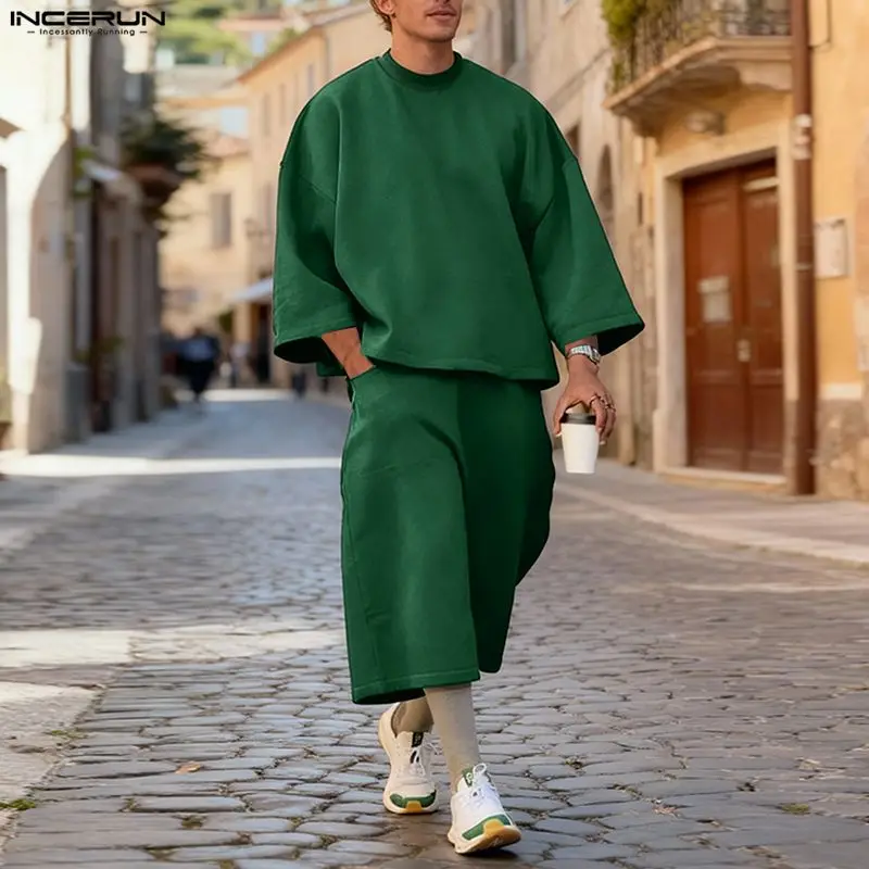 Conjuntos Masculinos INCERUN e - Street Fashion Male avaliação e preço