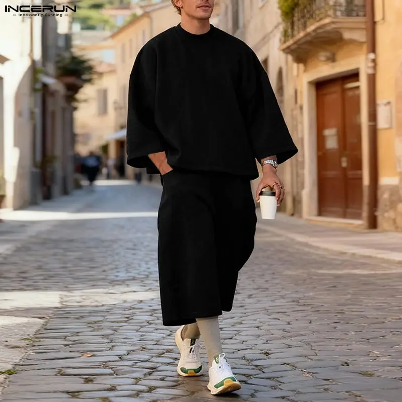 Conjuntos Masculinos INCERUN e - Street Fashion Male avaliação e preço