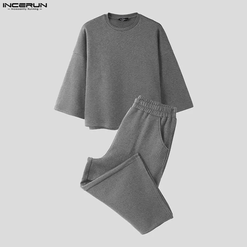 Conjuntos Masculinos INCERUN e - Street Fashion Male avaliação e preço