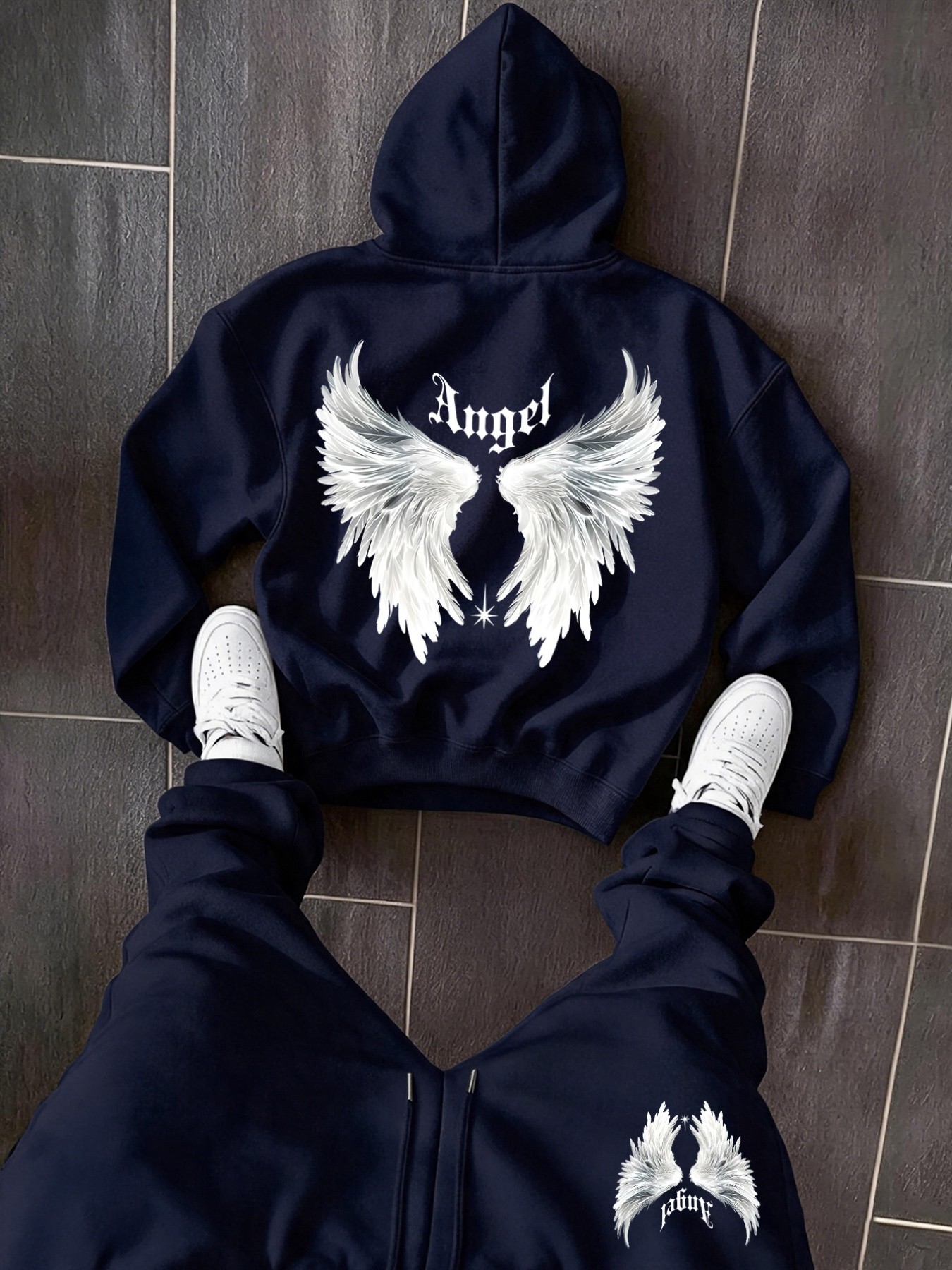 Conjunto de Moletom com Capuz  - Street Fashion Winter 2026 avaliação e preço