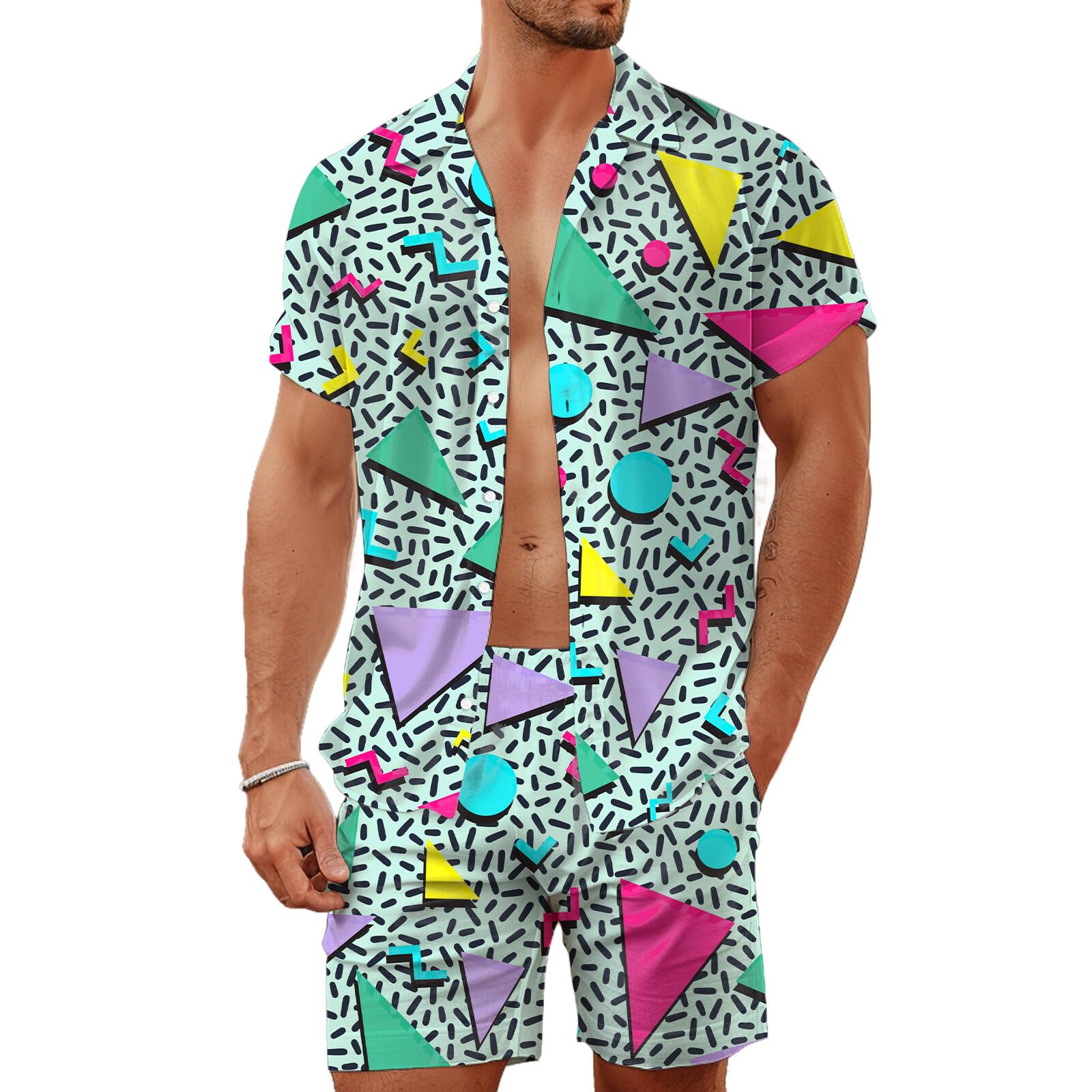 Conjunto de Camisa e Shorts Ma - Street Fashion Male avaliação e preço