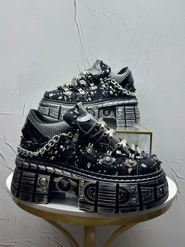 Novos Tênis Estilo Punk de Sol - Street Fashion Winter 2026 avaliação e preço