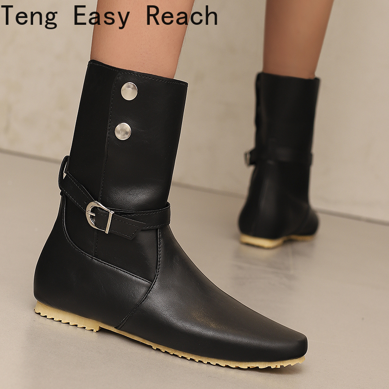 Botas Femininas de Cano Médio  - Street Fashion Winter 2026 avaliação e preço