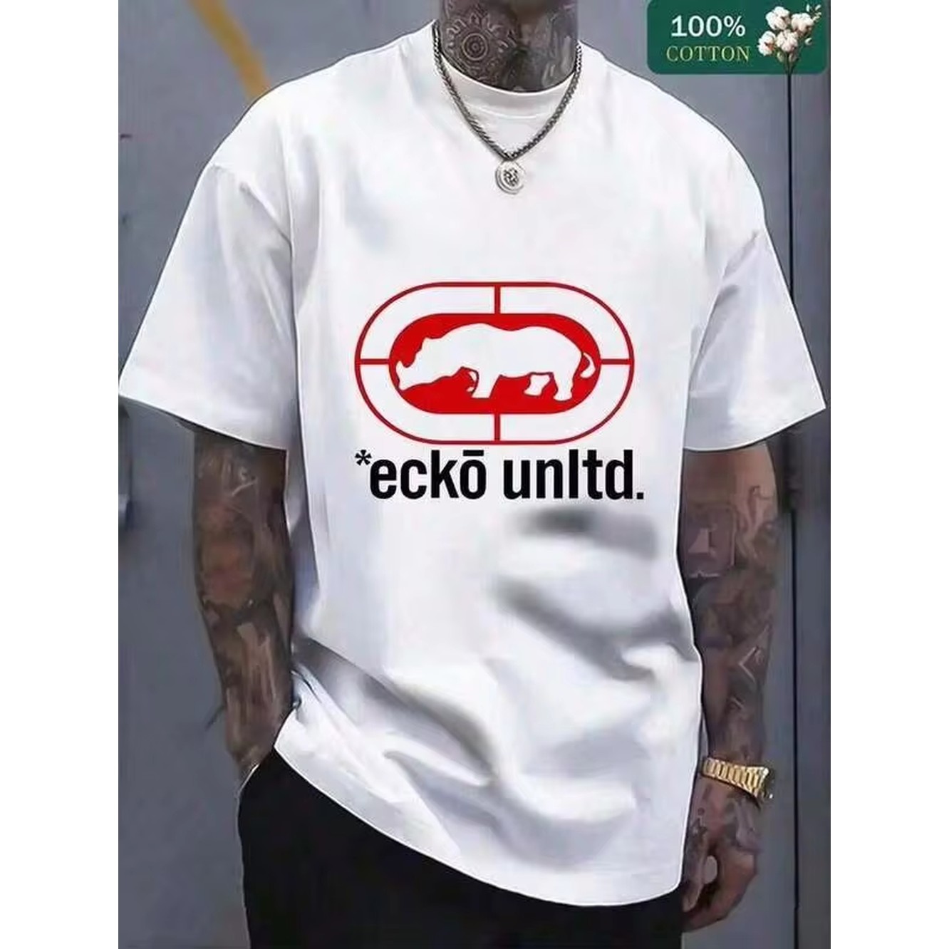 Camiseta com estampa Ecko Unlt - Street Fashion Essentials avaliação e preço