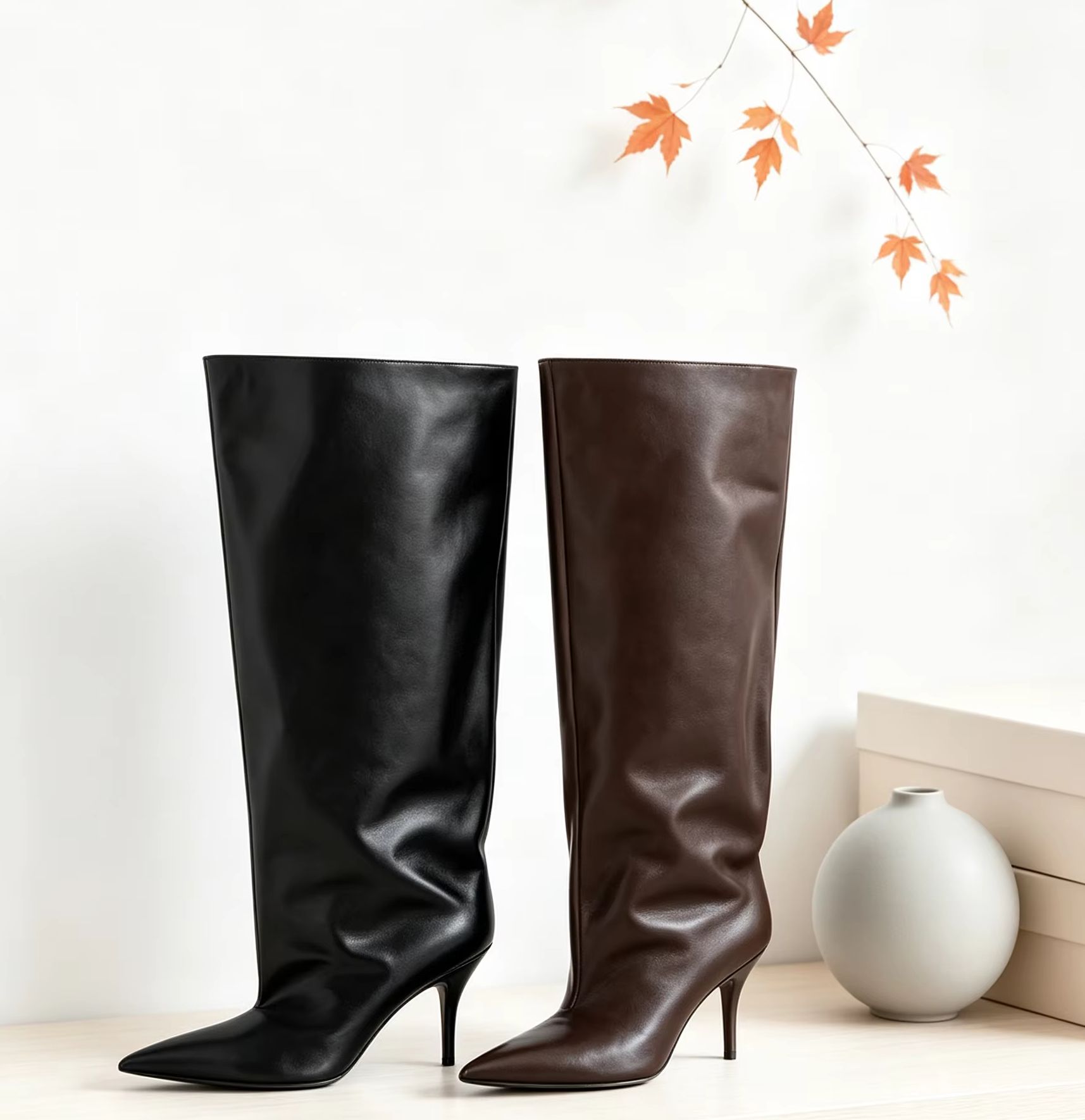 Bota Feminina Elegante de Cano - Street Fashion Ladies avaliação e preço