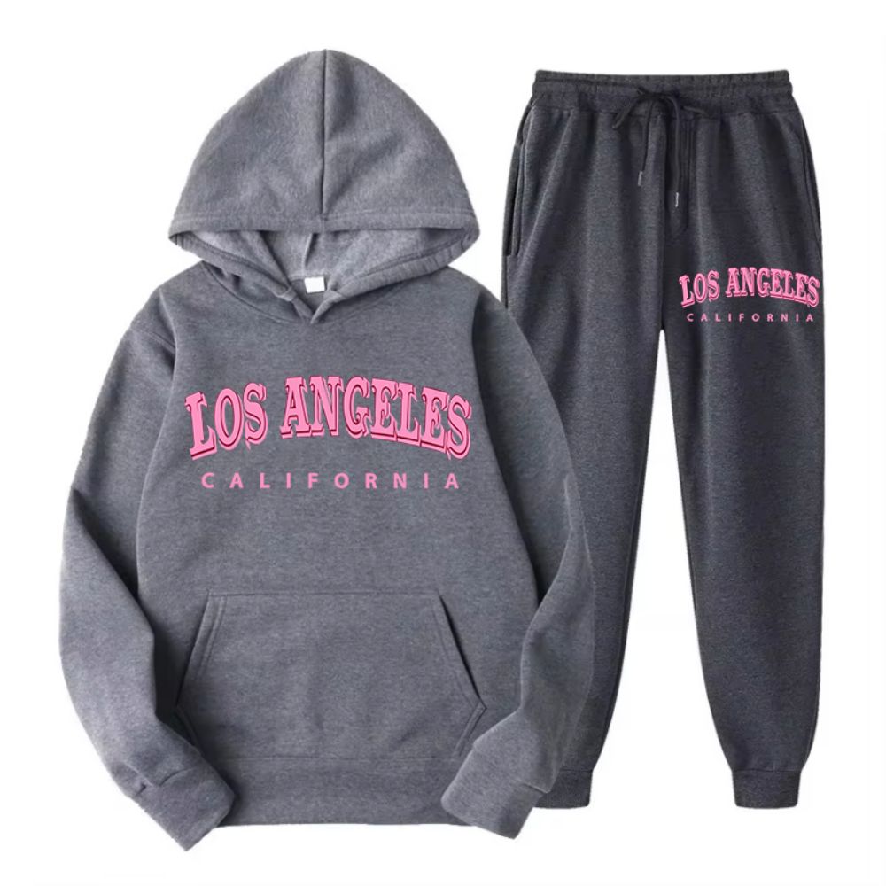 Conjunto de moletom e calça fe - Street Fashion Los Angeles avaliação e preço