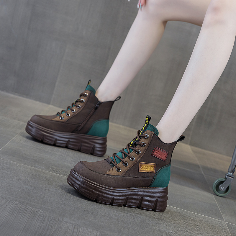 Botas curtas femininas da moda - Street Fashion Winter 2026 avaliação e preço