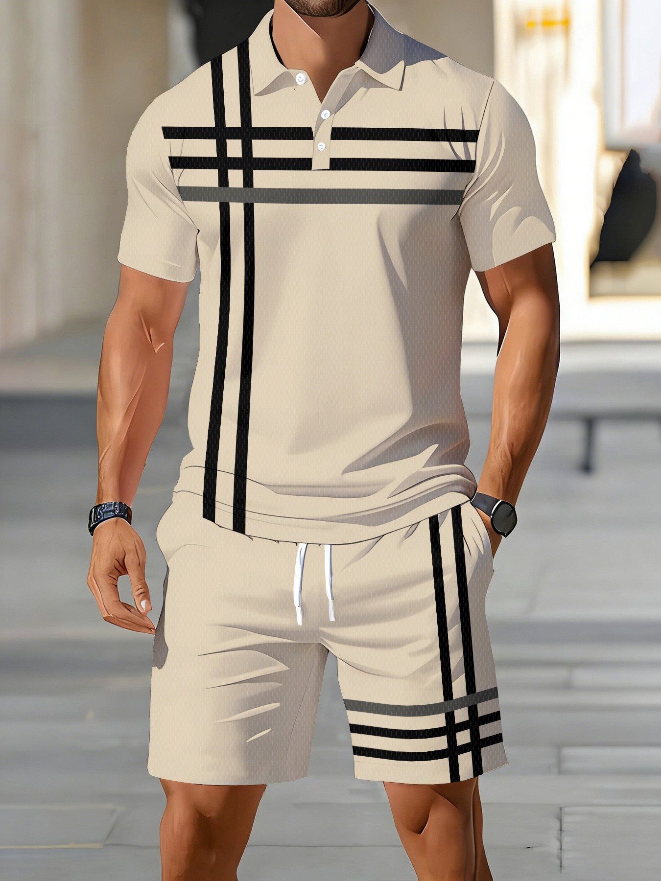 Conjunto de Camisa Polo Mascul - Street Fashion American avaliação e preço