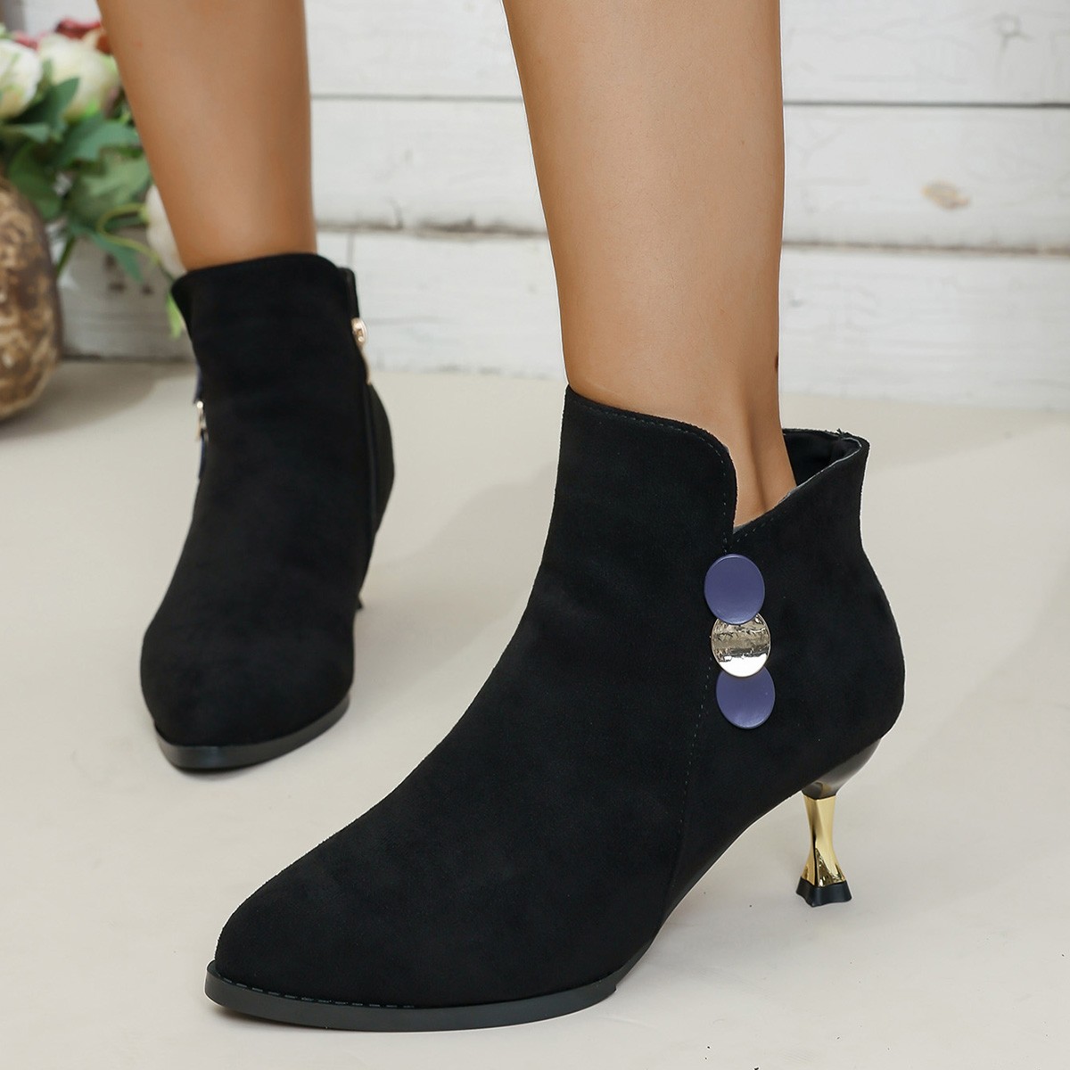 Bota Feminina de Salto Alto co - Street Fashion Winter 2026 avaliação e preço