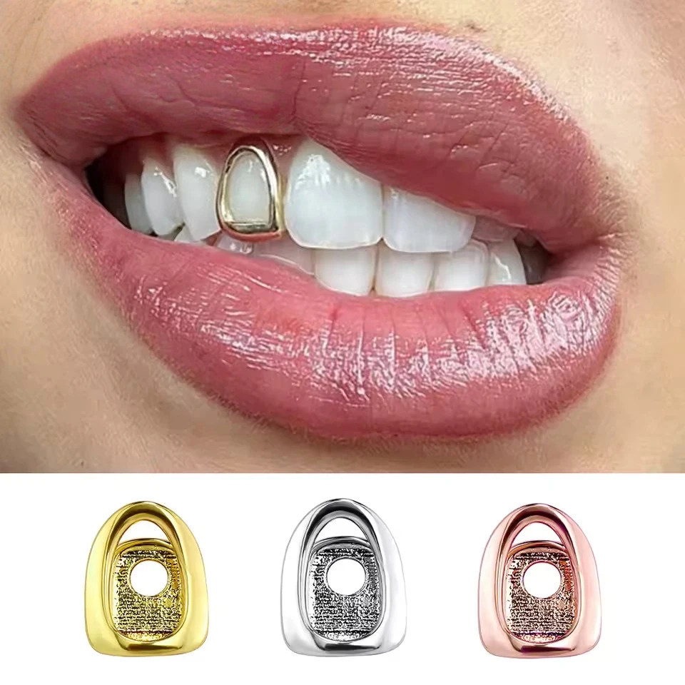 Cor de ouro metal hip hop rapp - Street Fashion Jewelry avaliação e preço