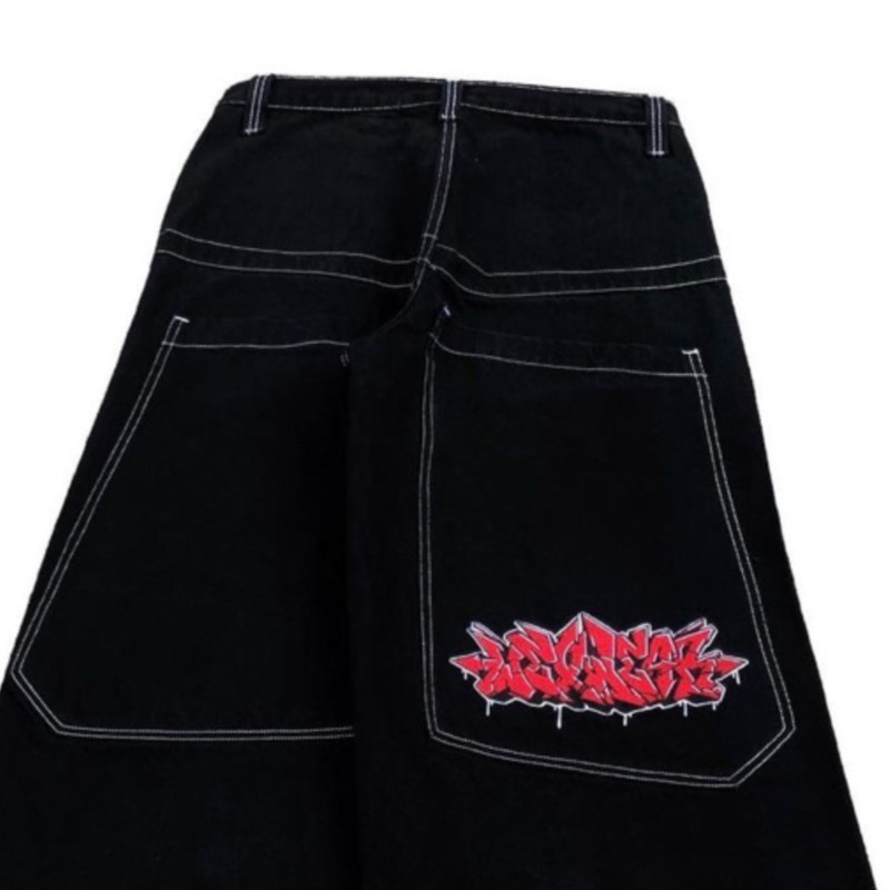 Calças Jeans Oversized de Moda - Street Fashion American avaliação e preço