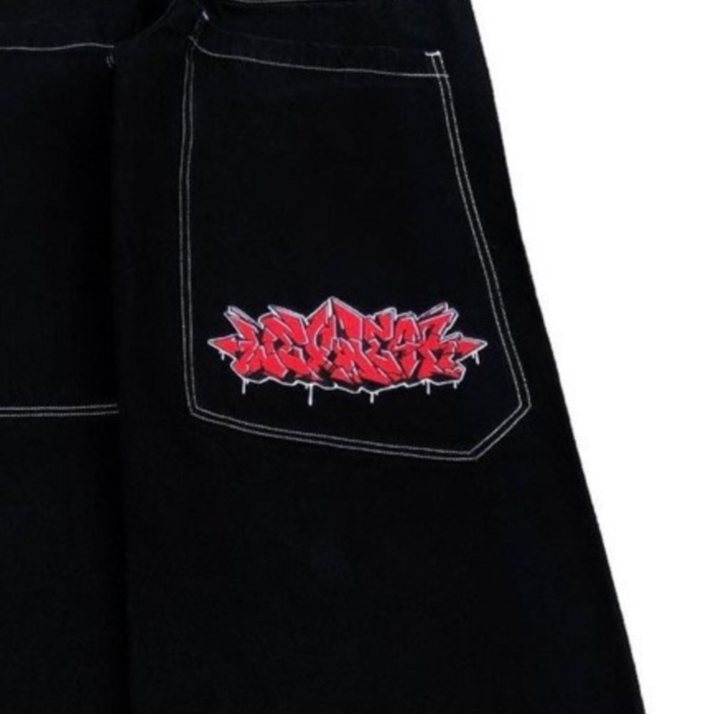 Calças Jeans Oversized de Moda - Street Fashion American avaliação e preço