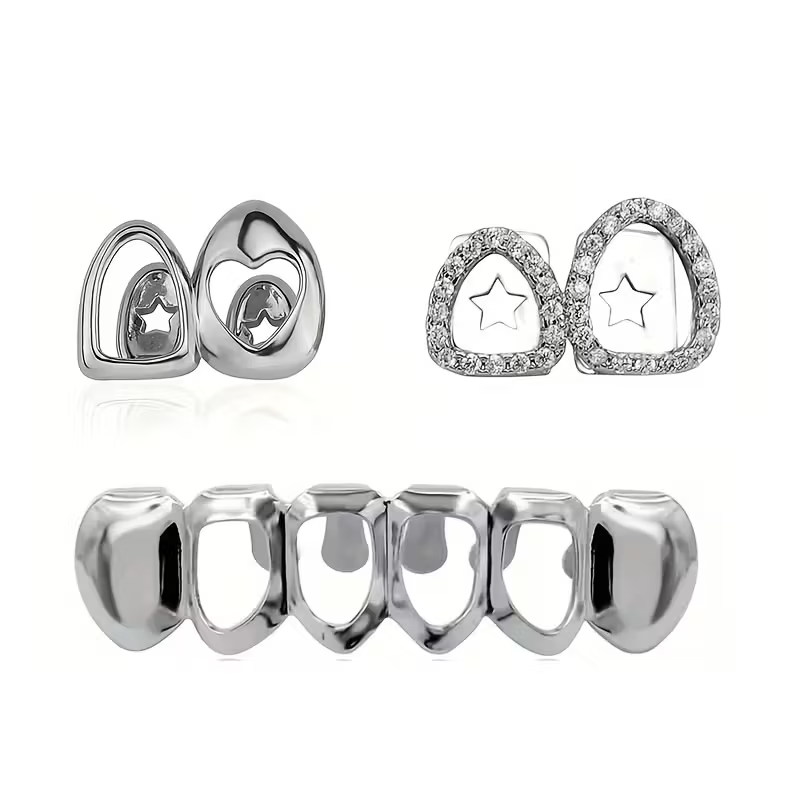 Acessório de Dentes Brilhantes - Street Fashion Jewelry avaliação e preço